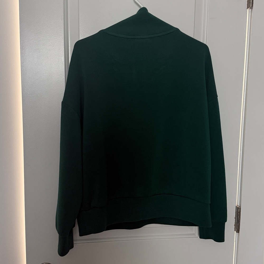 Varley Hawley Green Zip-Up Top - Picture 5 of 5